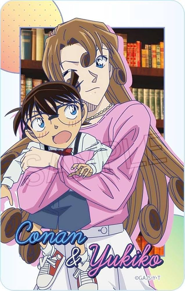 ☆cdreact☆名探偵コナン 公式アプリ 推しキャラカード 工藤有希子 Amazon.co.jp: 【8.江戸川コナン＆工藤有希子】 クリアカード Vol.2