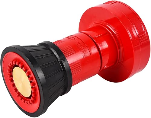 Heavy Duty Constant Flow Fire Hose Nozzle for Standard Fire Hoses Industrial Use (2.5in)