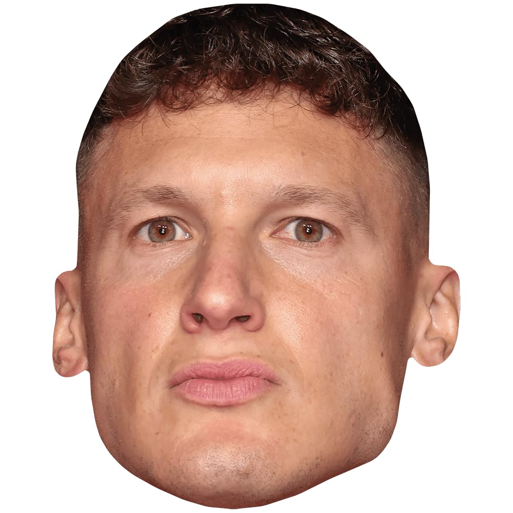 Matt Morsia (Serious) Celebrity Mask, Flat Card Face, Fancy Dress Mask