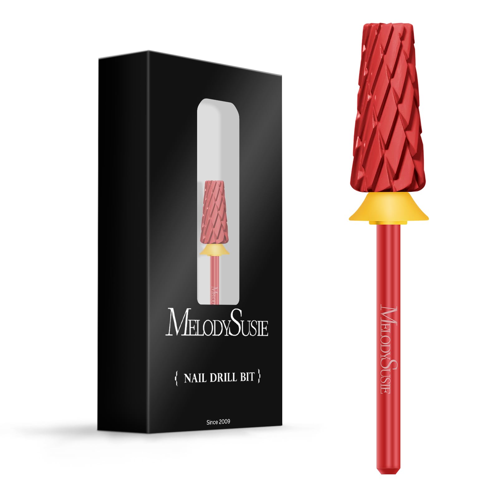 MelodySusie Super Cut Edition 5 in 1 Nail Drill Bits, 3/32'' Carbide Tungsten Multi-function Bits, Suitable for Manicure Pedicure Cuticle Gel