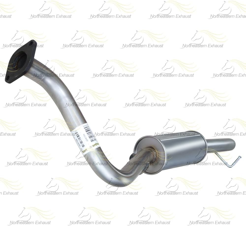 Exhaust Resonator Pipe Compatible for 2001-2008 Ford Escape 3.0L | Stainless Steel | Northeastern Exhaust | Free Gasket and Hangers Included | Automotive Replacement Part