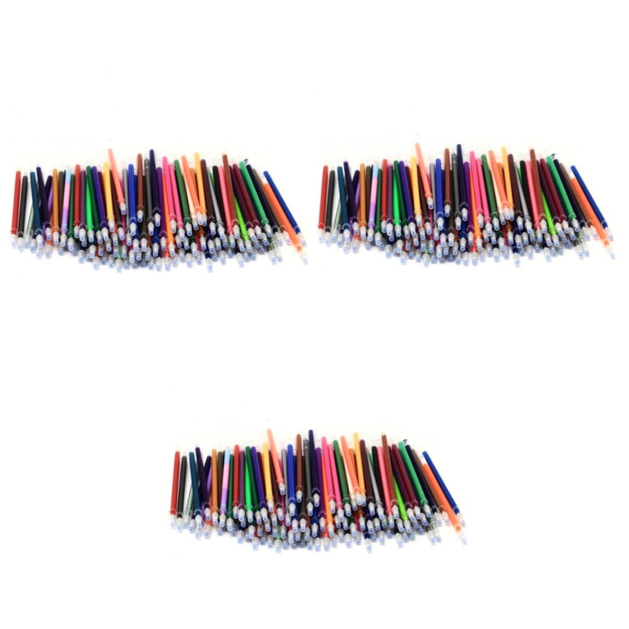 Ciieeo 3pièces Recharges De Stylos Gel Colorés Paillettes Métalliques Et Pastels Couleurs Pour Colorier Artisanat Doodling Et Scrapbooking