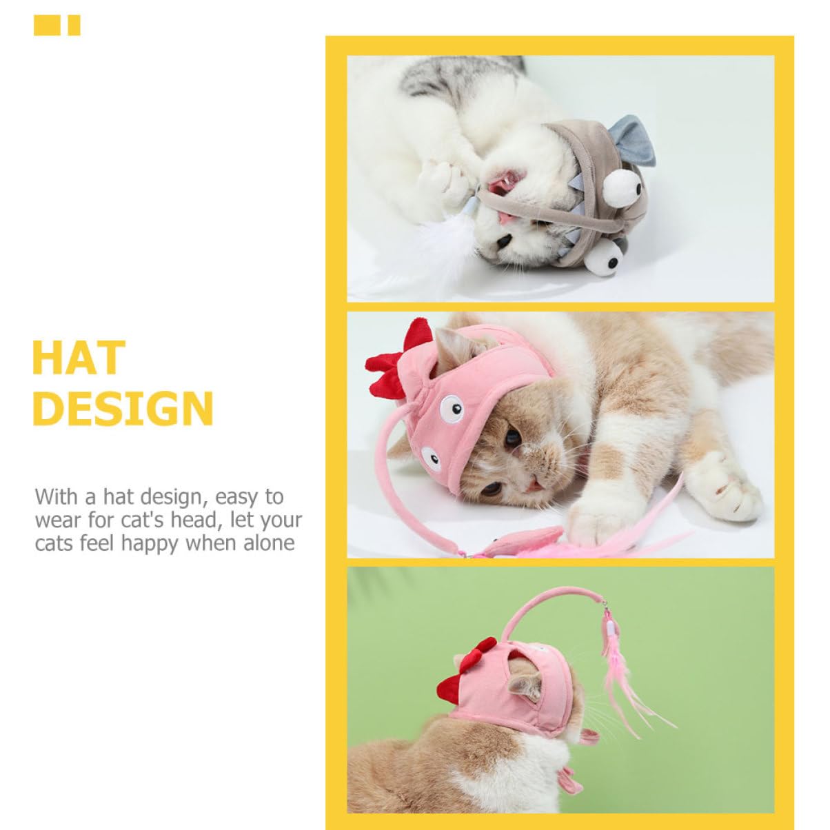 minkissy 10 Piezas de Linterna de Cabeza de Juguete Varita de Gato Juguetes interactivos para Gatos de Interior Mascota Cosplay Sombrero Fiesta Disfraz Accesorio Juguetes para Gatos con Varita