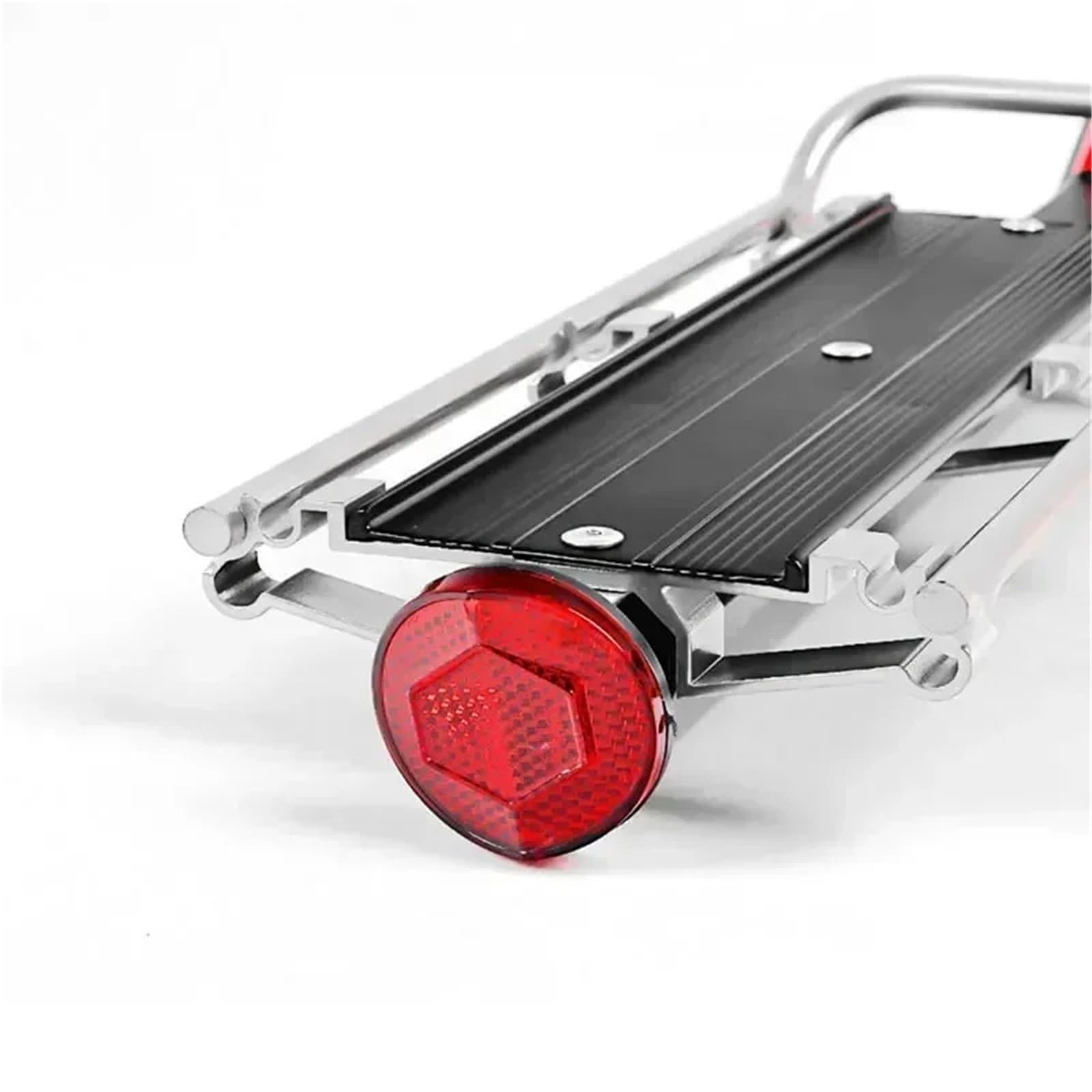 Tylny bagażnik rowerowy, Bagażnik rowerowy Czarny stop aluminium Szybkozamykacz tylny 15kg