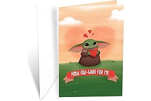 Yoda One For Me Valentine's Day Card
