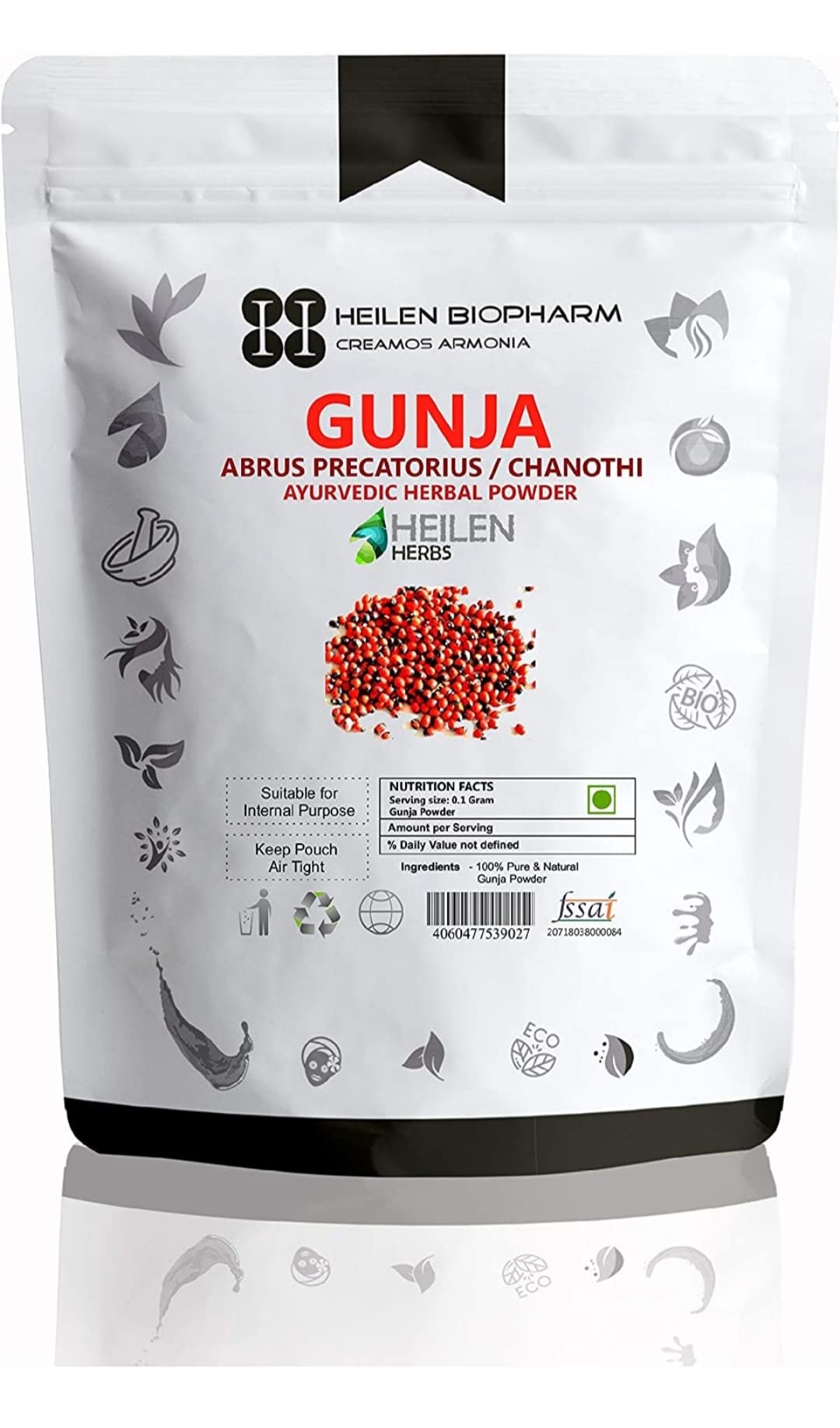 Heilen BIopharm Gunja Seed Powder For Overall Improvement - 100 g Pack of 1 (B0BB9SJMW5) Amazon Price History, Amazon Price Tracker