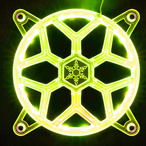 SilverStone SST-FG141 - Parrilla para ventilador de 140mm con tira de 28 LEDs RGB integrada miniatura 3