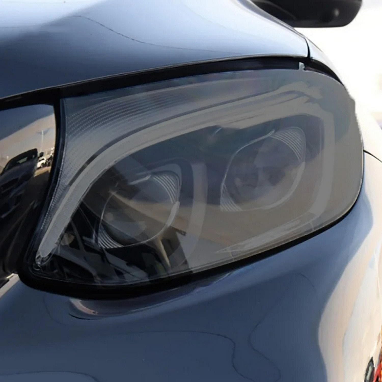 Film de protection phare pour Benz GLC 2015-2019 évitez les phares jaunis et fissurés TPU
