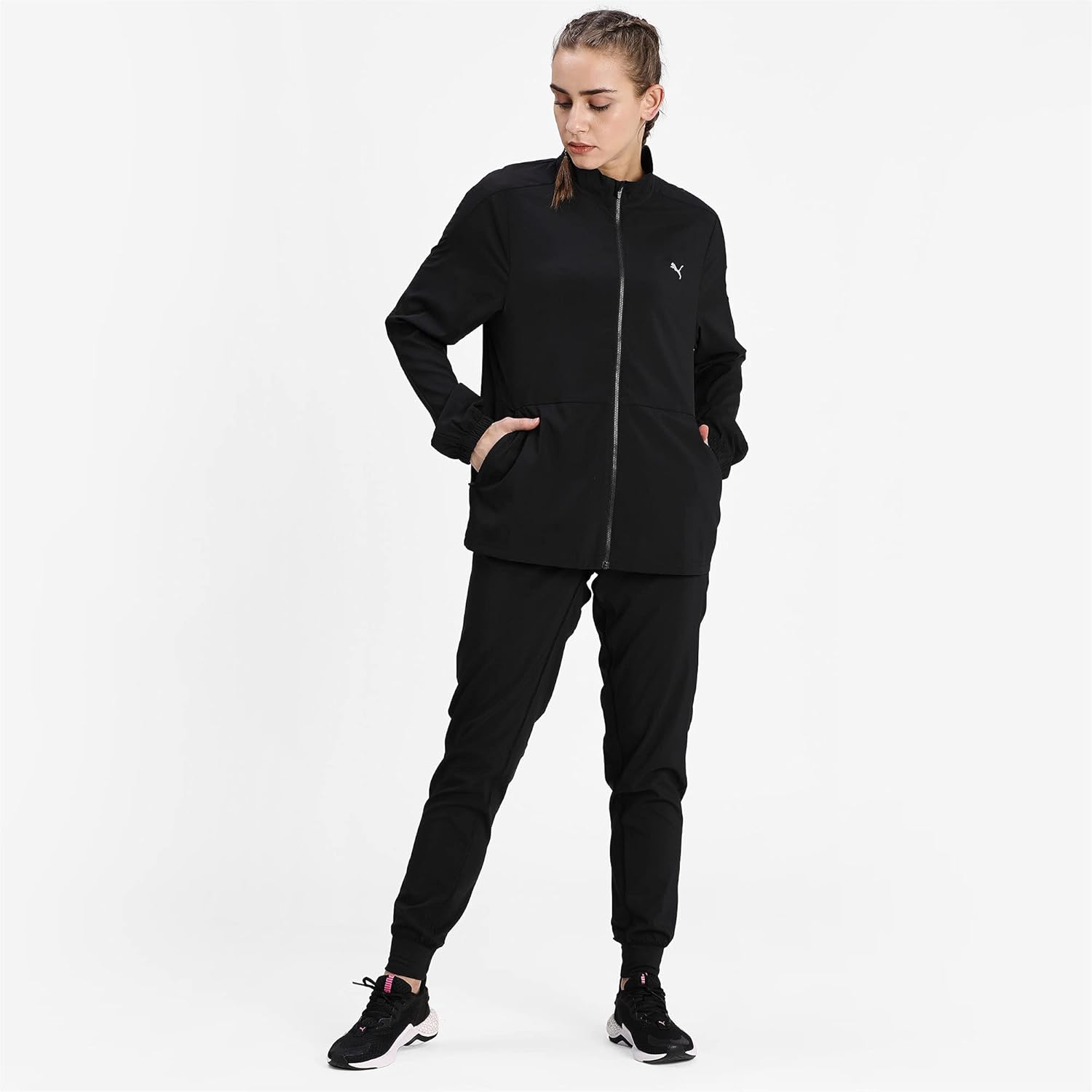 PUMA Women's Run Favorite Woven Jacket at  Women’s Clothing store
