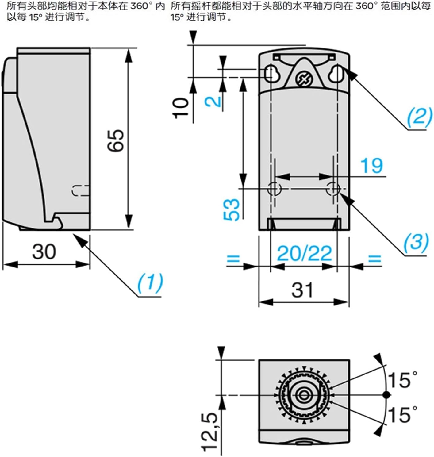 1PCS XCKP2119G11 XKCP2121G11 XCKP2122G11 XCKP2124G11 XCKP2126G11 XCKP2127G11 XCKP2128G11 XCKP2129G11 XCKP2145G11 2146/2149/2153 Limit Switch(XCKP2146G11)