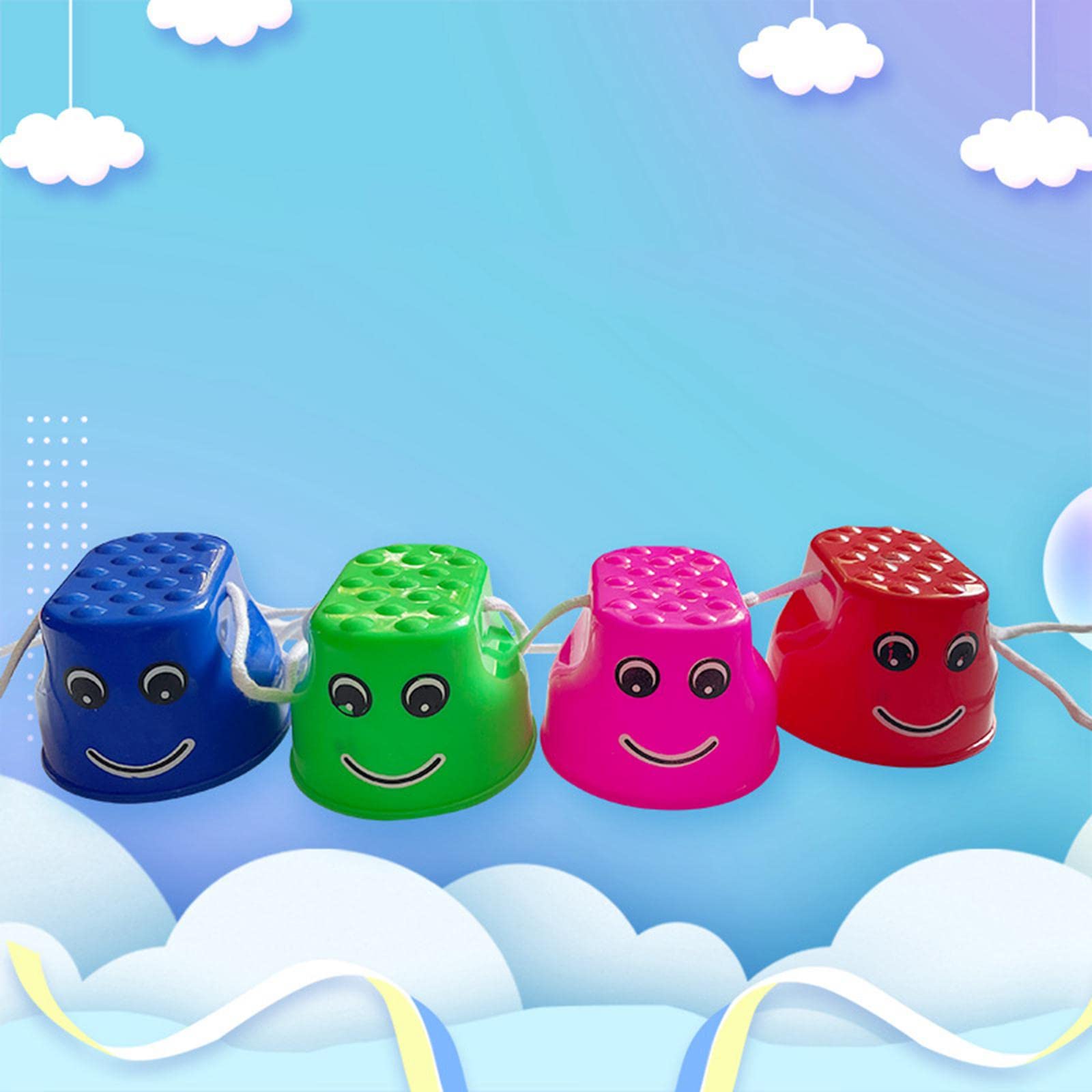 predolo 2X Échasses Sauteuses Activités Équilibre Jouet Sport Équilibré Jouets D'entraînement Échasses de Marche pour Enfants