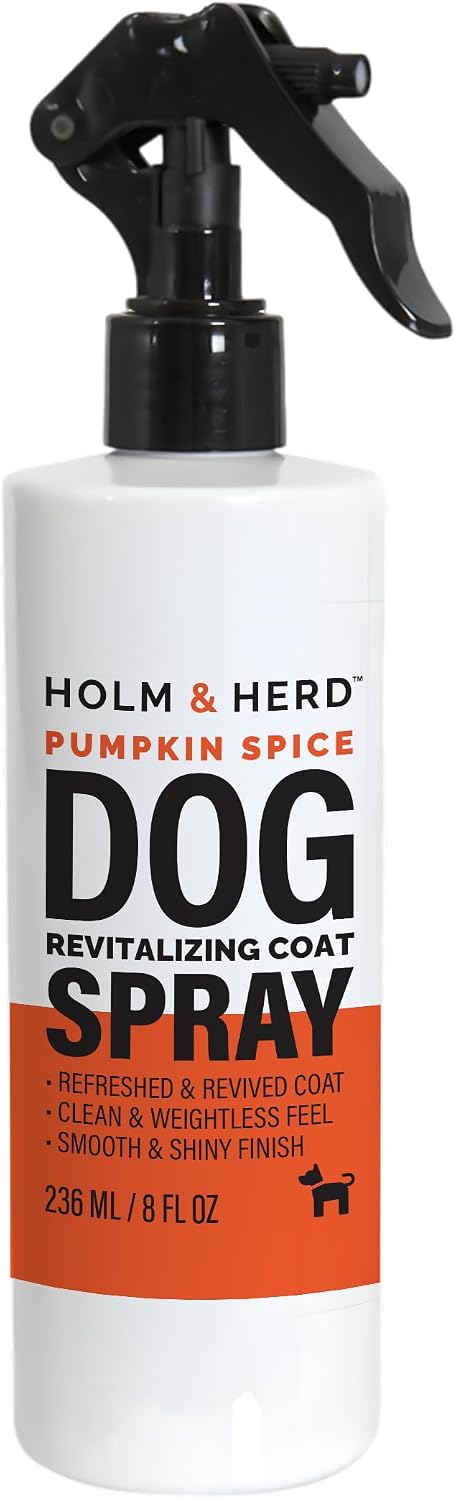 Pumpkin Spice Dog Care Gift Bundle – 3 Piece Grooming Set with Bubble Bath Shampoo Alternative, Deodorizing Coat Spray & Moisturizing Serum – Luxury Spa Kit & Fall Dog Gift (Pumpkin Spice) image 3
