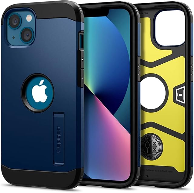 Spigen Tough Armor Case Compatible with iPhone 13 - Navy Blue