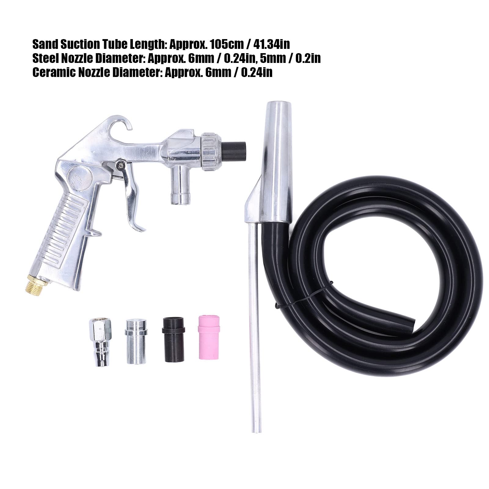 Kit de herramientas de pistola pulverizadora de chorro de con boquilla para pulir