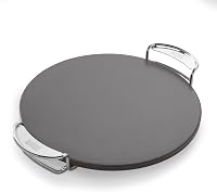 Weber Crafted 8861 kameň na pizzu – Rovnomerné udržiavanie tepla, chrumkavý základ pizze, ľahko sa čistí, sivý 1