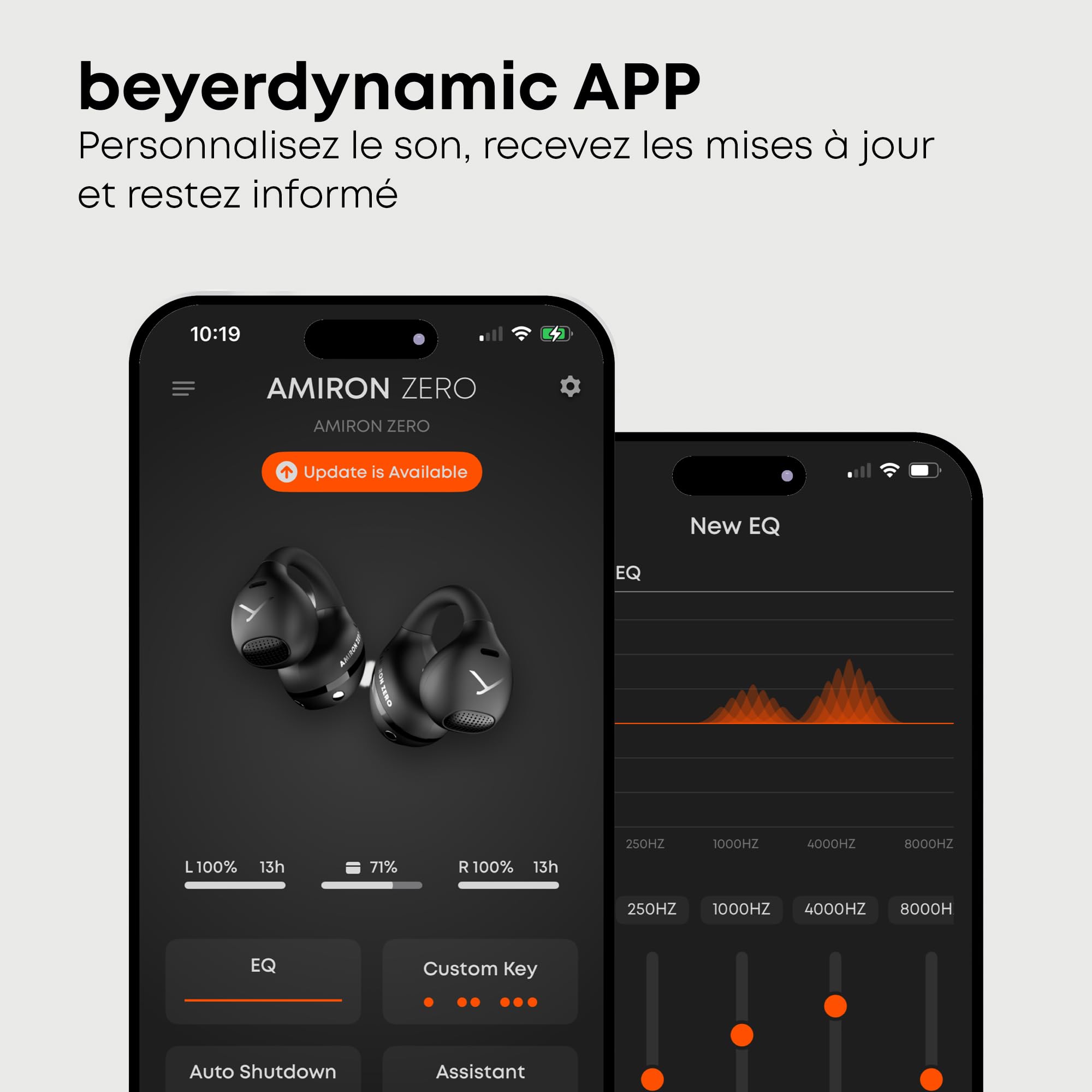 beyerdynamic AMIRON Zero Écouteurs Intra-Auriculaires Ouverts avec Un Concept de Son Ouvert et Un Design de Clip innovant, Bluetooth 5.4, 20 Heures d'autonomie Totale, adaptés au Sport