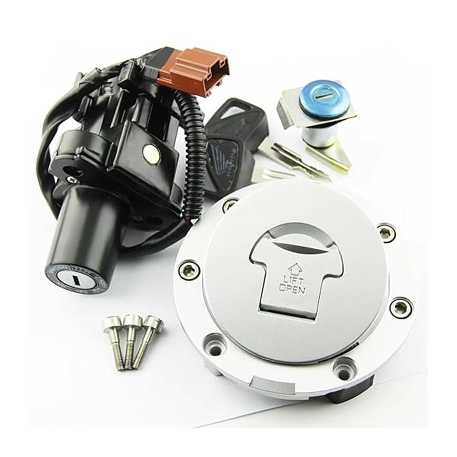 Blocco Accensione Per CBR600RR CB1000 Per CB1000R 35010-MJC-A00 35010-MFN-D00 35010-MFN-L61 Kit Blocco Interruttore Accensione Carburante Moto Moto