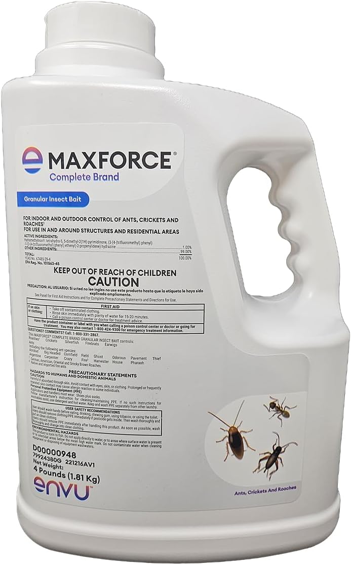 Bayer 79649886 Maxforce Complete Granular Insect Bait, 4lbs