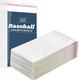 Resealable Graded Card Sleeves Trading Card Bags Baseball Card Holders Sports Card Bags Protection Plastic Collectible Cards for Trading Sports Slabs, The Gathering Card Sleeves (300 Pcs)