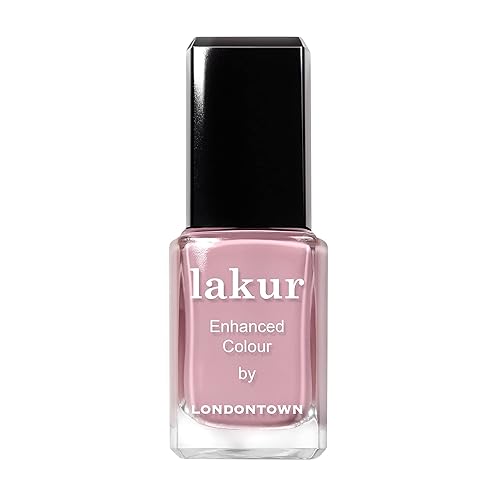 Miniatura 42 de LONDONTOWN Esmalte de uñas brillante rosa polvoriento, Bell Flower lakur, esmalte de uñas vegano resistente a las astillas, 0.40 onzas líquidas Té