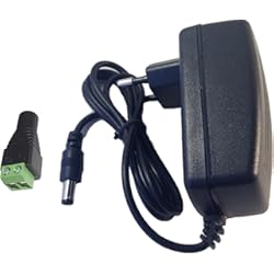 Ahorraluz Transformador 12v DC 2A 24w Alimentador para Tiras Led Fuente de Alimentación 220v - 12v (12v 2A 24w)