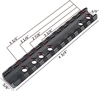 Vista 3 de Marlin Lever Action Picatinny Rail Mount para miras y óptica