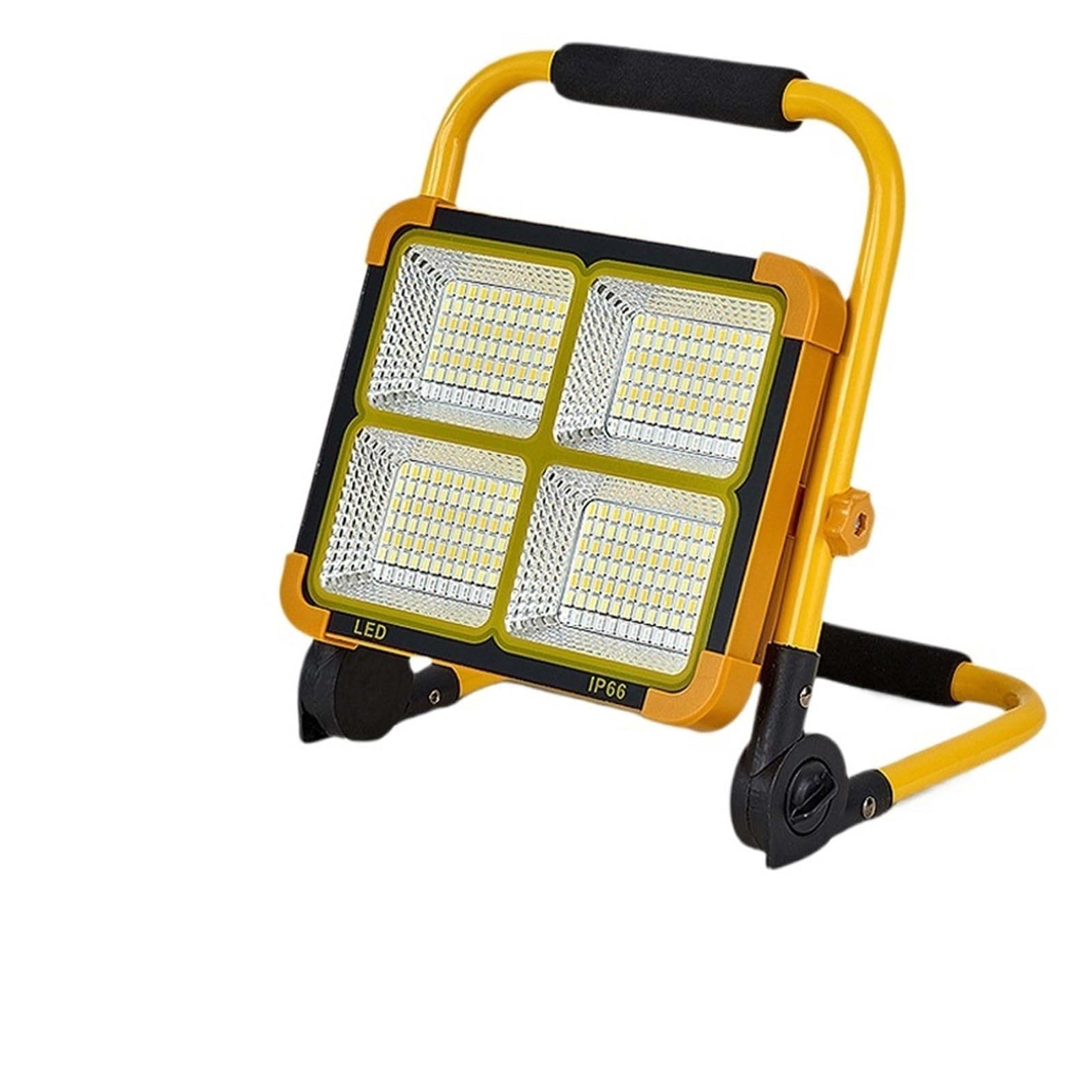 Faretti da esterno Lampada solare portatile da 1000 W Riflettore LED portatile Proiettore ricaricabile Proiettore Lampada portatile solare emergente per garage e stadio