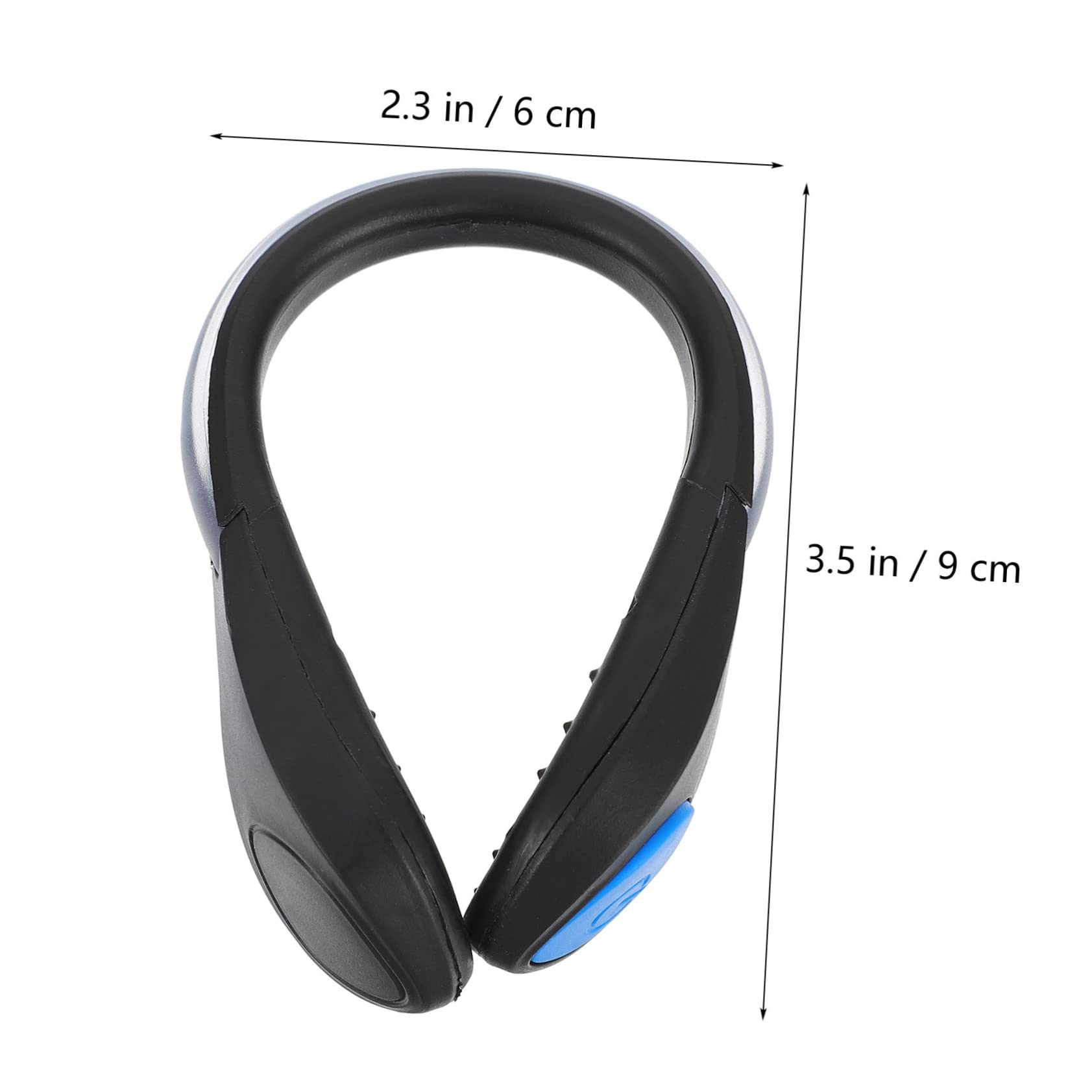 Parliky 2pcs Luminous Night Running Shoe Clips Light Weatherproof Safety Clip Lights for Outdoor Cycling Walking Running Multi Settings for High Visibility