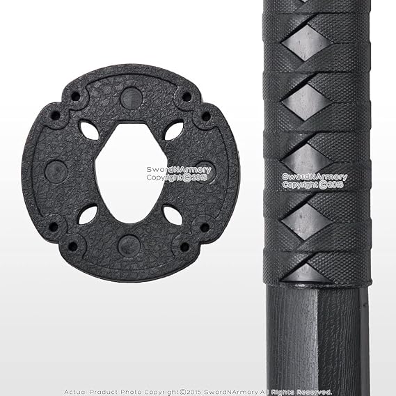 Munetoshi 39 in Black Polypropylene Kendo Practice Sword Training Equipment Martial Art