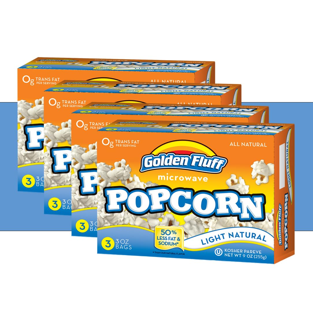 Low Sodium Vegan Healthy Microwave Popcorn Light