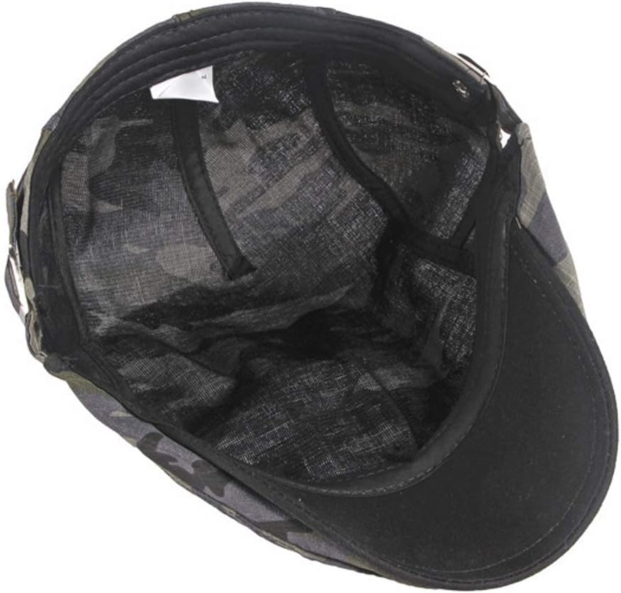 2 Pack Men's Cotton Flat Cap Ivy Gatsby Newsboy Hat - Image 4