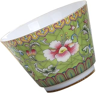 MENTAM tazas de té chinas, tazas de té antiguas, Taza de té de cerámica de estilo chino, delicada tetera de kungfu for el hogar, la oficina y el sake, color verde.