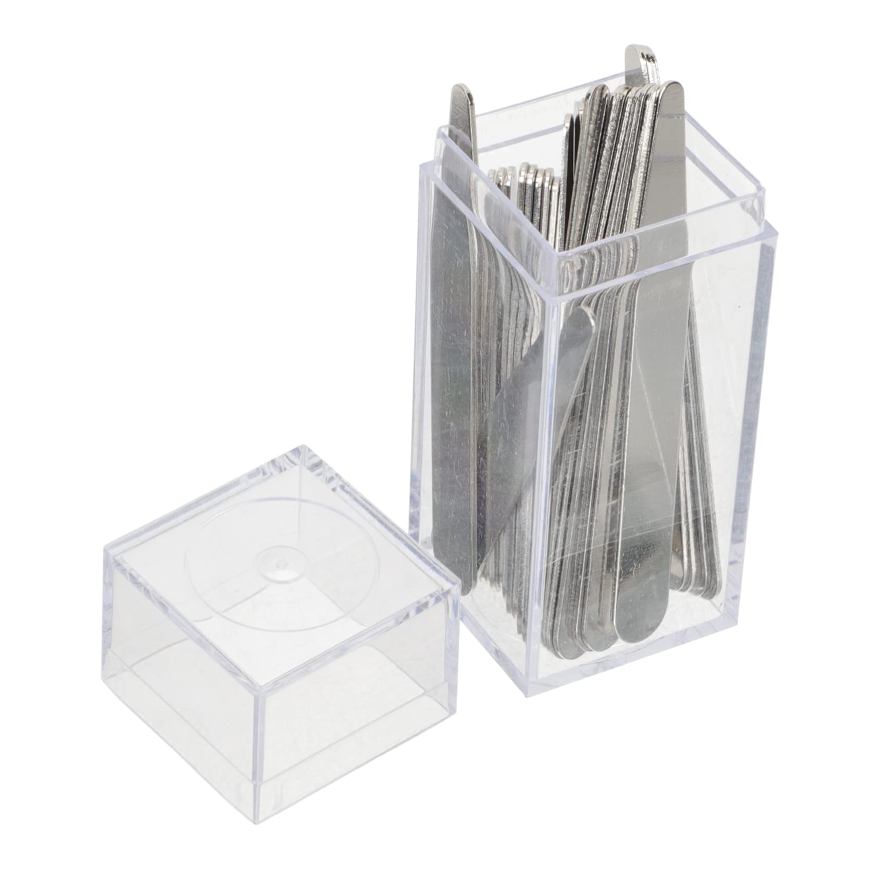 Holibanna 2sets Metal Collar Stays Shirt Collar Inserts Men's Dress Shirt Accessories 36pcs*2