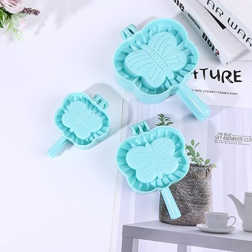 Miniatura 2 de Molde de bola de masa Pierogi herramienta de prensa de raviolis cortadores de galletas Cortador de galletas de plástico Bola de masa de piel de bola