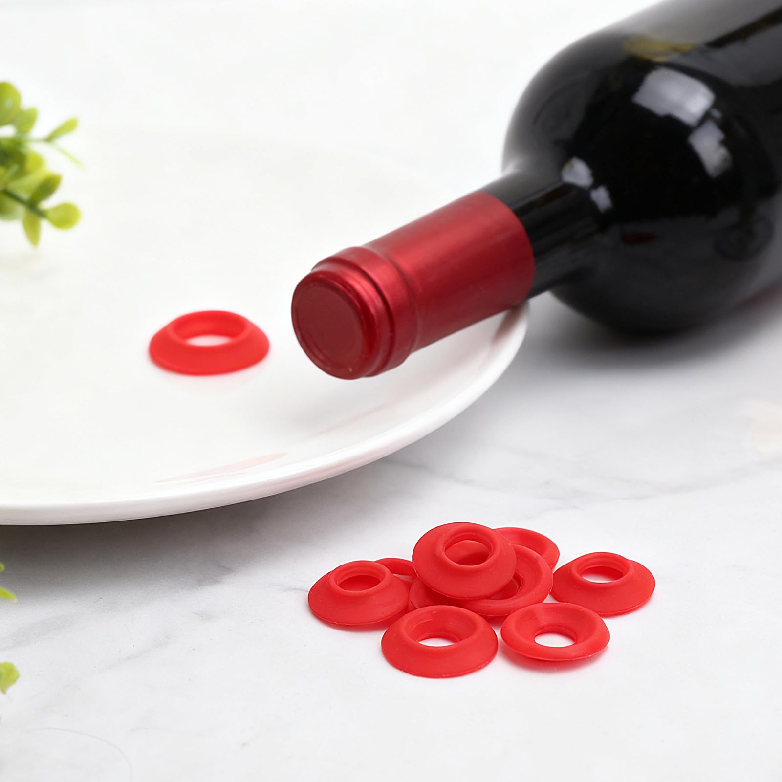 40 Piezas Juntas de Silicona para Botellas Anillos de Sellado para Botellas Vidrio Reutilizables Junta Alimentaria para Botella Cerveza Casera Flip Top Cierre Palanca sin Fugas Accesorios Swing Top