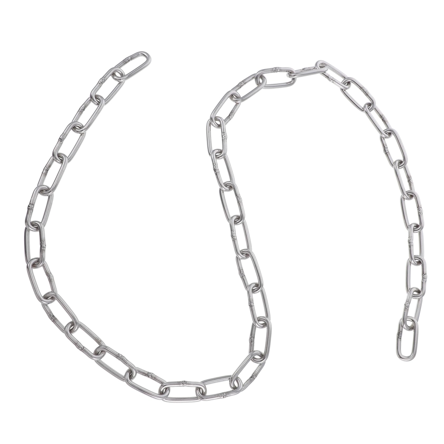 Veemoon Stainless Steel Chain Heavy Duty Link for Securing Gates Fences Pet Leashes Hanging Decorations and Camping Equipment Multipurpose Use