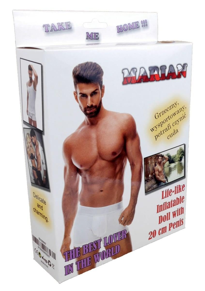 Marian Love Doll - Niño hinchable para hombre, color blanco, superficie de 20 cm