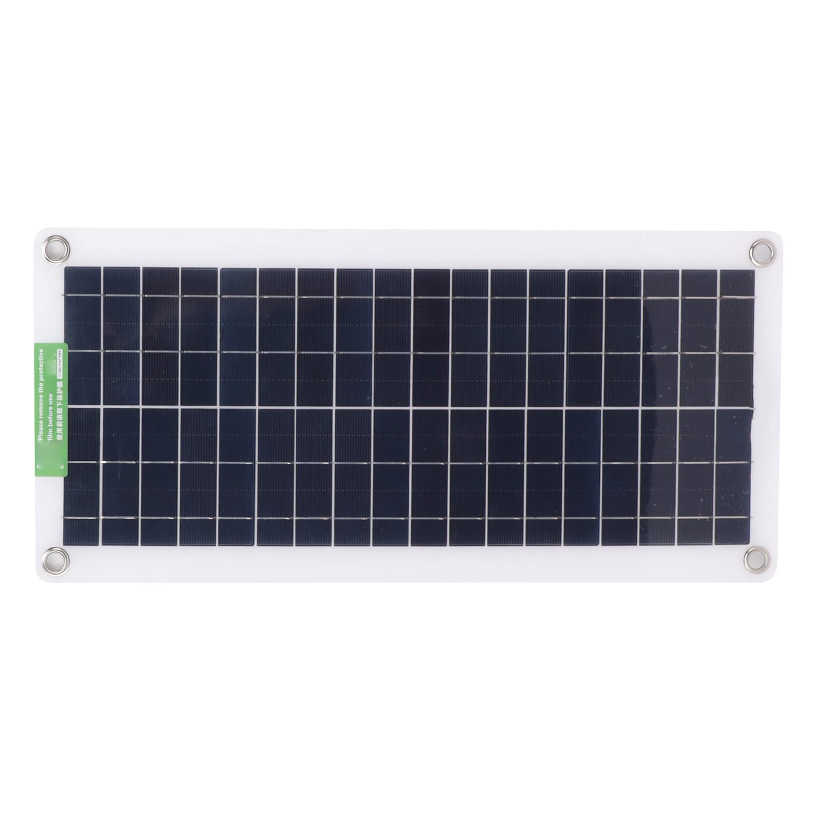 Pannello Solare, Set di Pannelli Solari Portatili da 30 W 18 V Pannello Solare Monocristallino da 30 Watt 18 Volt per Auto, Marina, Barca