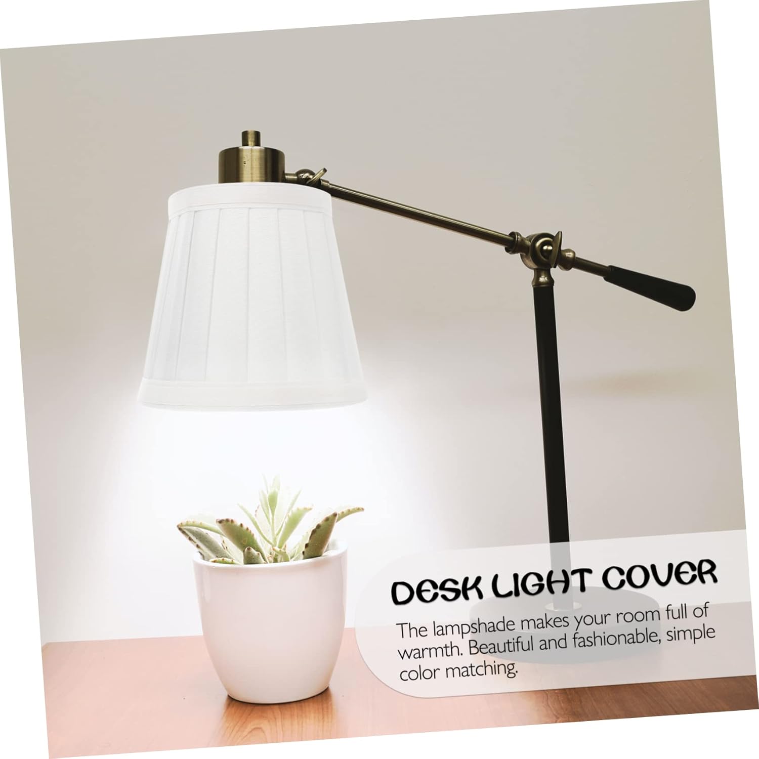 Lampshade Wall Lamp Shade Bulb Cover s Clip on Cute Table Fabric Linen s Drum Table Cover White Cloth Desk Vintage