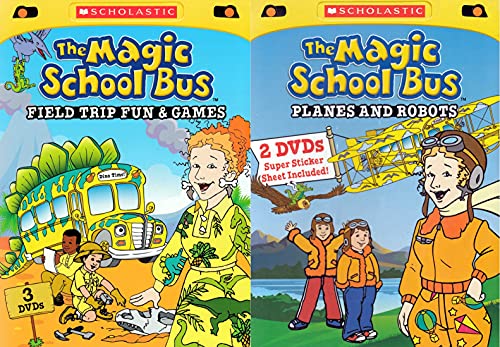 The Magic School Bus (Field Trip Fun & Games / Planes and Robots) (2-Pack) image 3