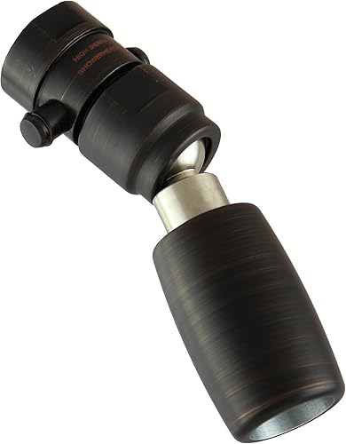 Miniatura 1 de High Sierra - Cabezal de ducha de 1,8 GPM de alta eficiencia y bajo flujo con válvula de goteo. Disponible en cromo, níquel cepillado, bronce