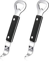 Vista 11 de Abrebotellas con punzón para latas, abridor de latas manual de acero inoxidable, paquete de 3