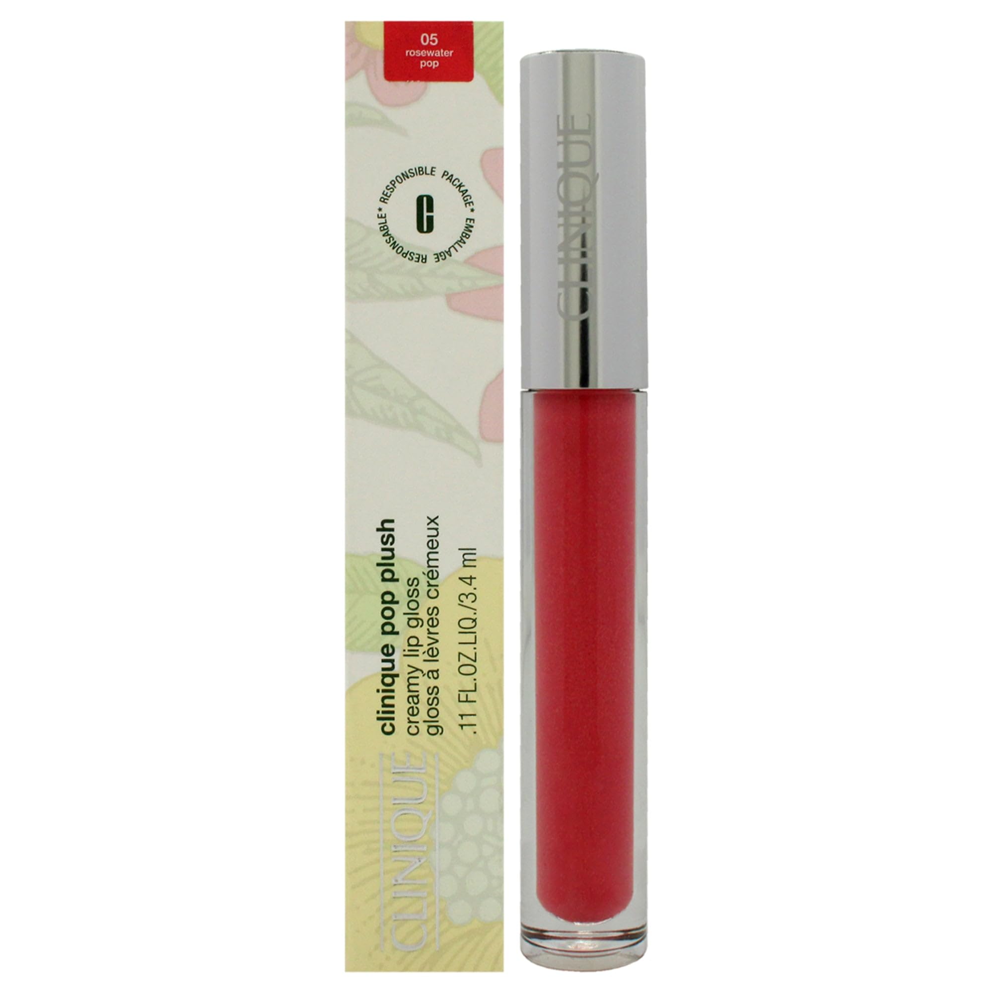 CLINIQUE Pop Plush Creamy Lip Gloss No.05 Rosewater Pop, 3.4 ml