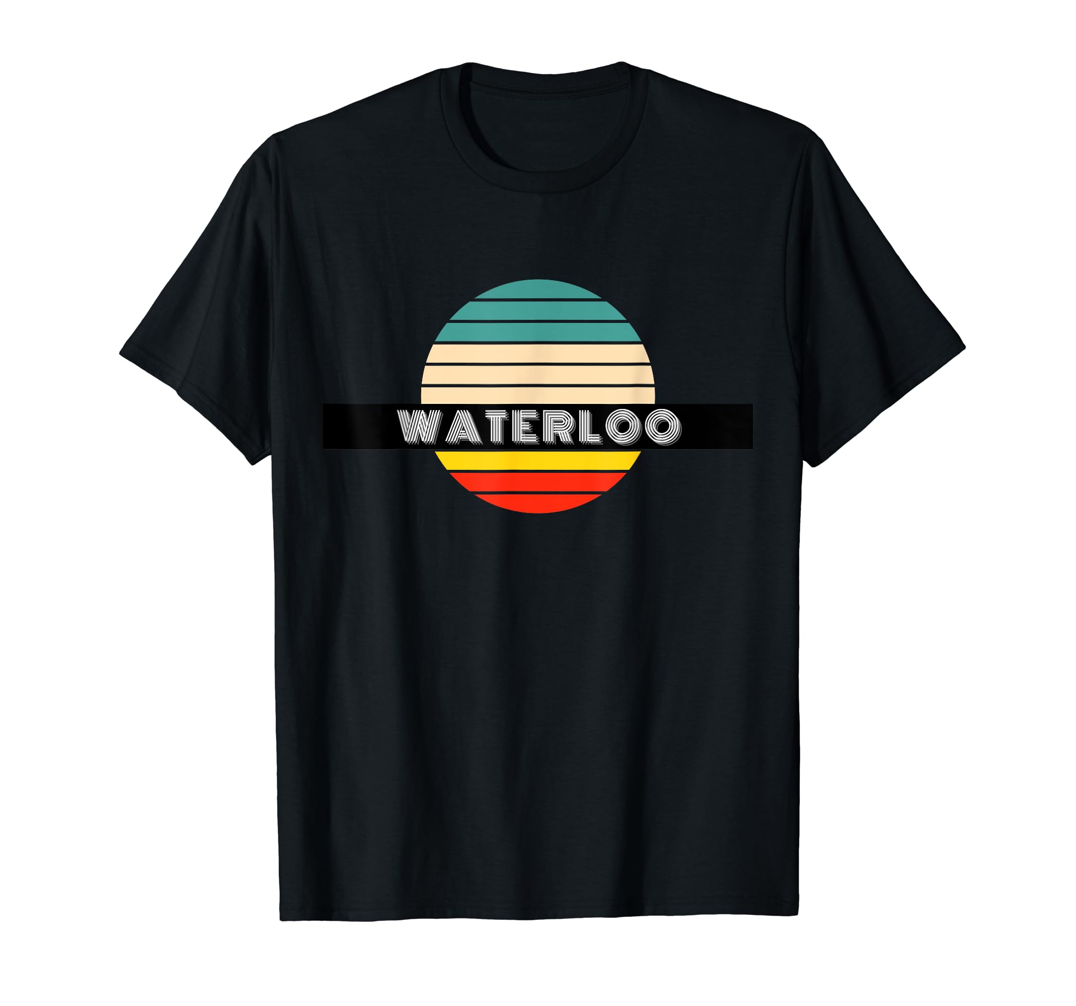 Waterloo City Retro DesignT-Shirt