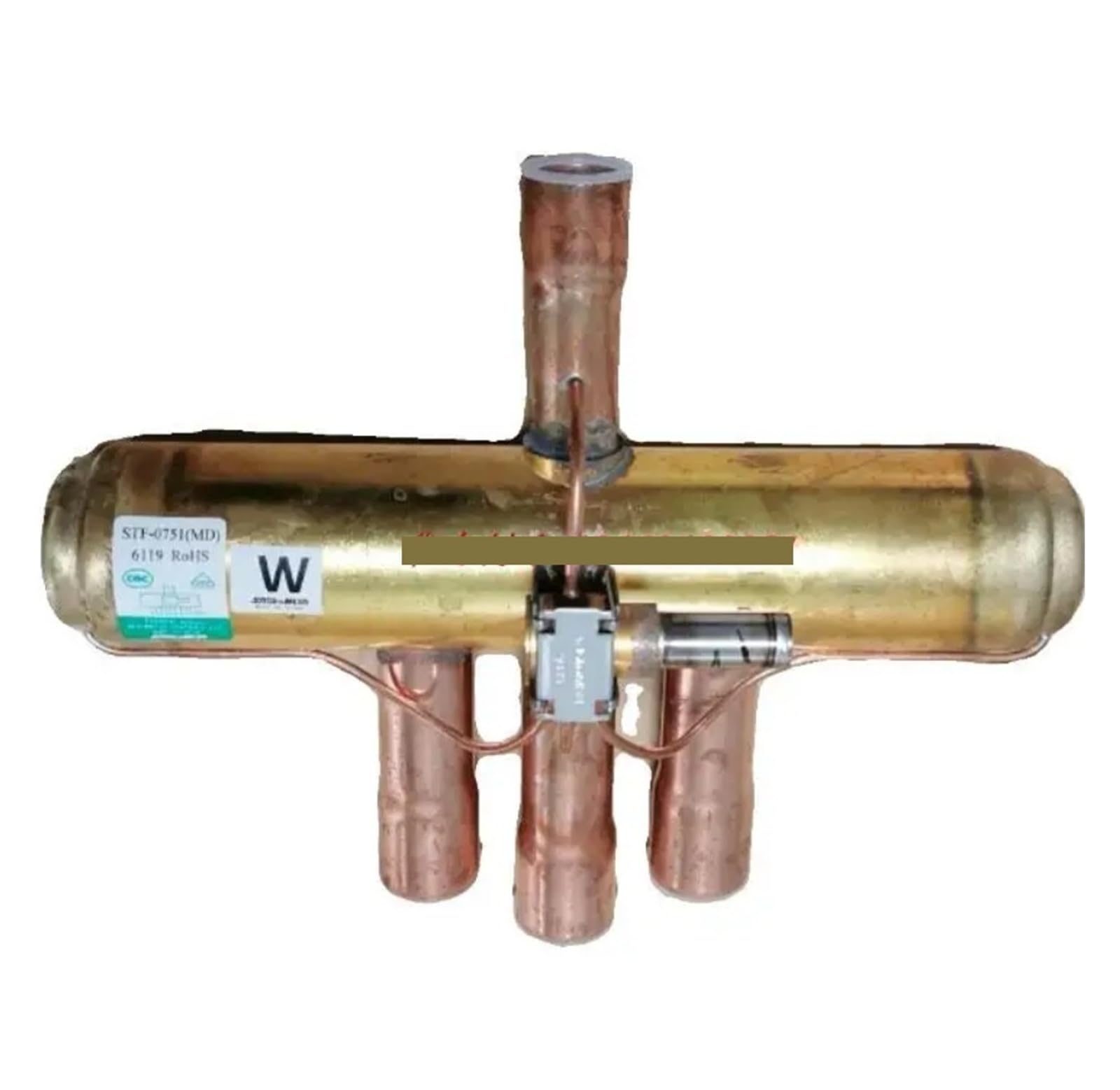 Genterun Stf-01V(W) Air Conditioning Four-Way Cooling And Heating Reversing Valve Stf-0751(Md)，Compatible For Midea， Stf-H0712 Stf-H0901(Stf-01V(W))