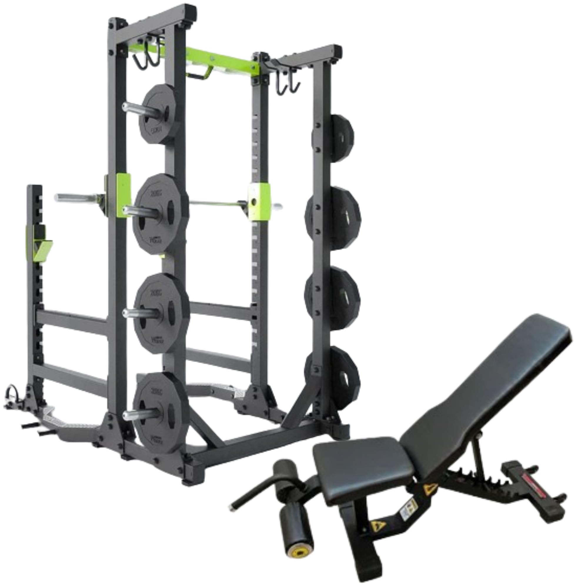 Gamma Fitness Commercial Multi Power Rack Combo CPR-70 with Adjutable Exercise Gym Bench MB-500 | for Commercial Gym or Home Gym Setup-picture-18