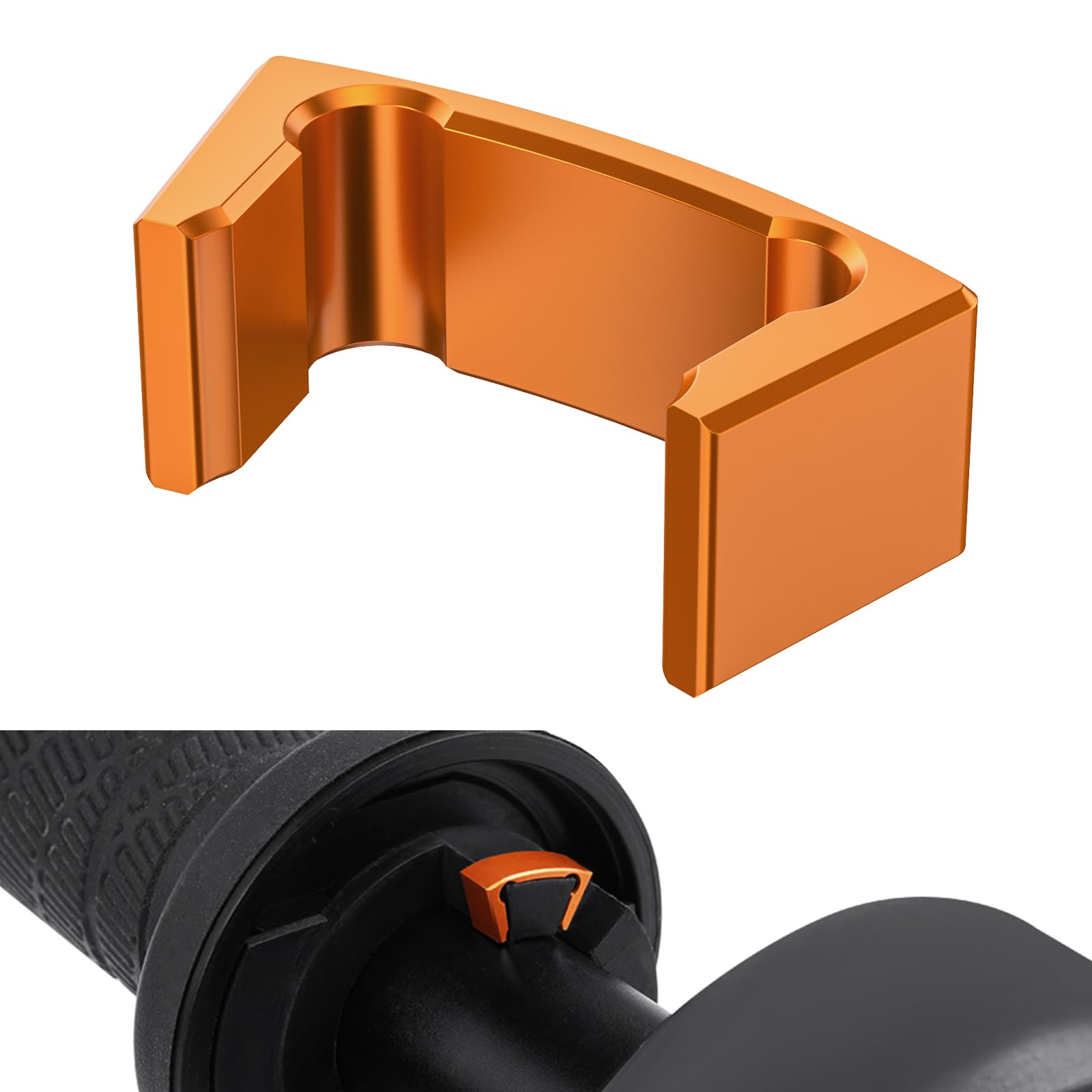 Amazon.com: NICECNC Orange CNC Motorcycle Accelerator Spacer