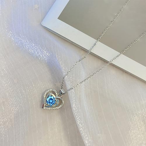 Miniatura 9 de Regalos para mujer, rosa real preservada en caja con collar de corazón, caja de joyería, regalo hecho a mano, rosa real eterna regalo para esposa,