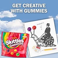 Vista 5 de SKITTLES - Caramelos de goma originales, tamaño compartido, bolsa de 12 onzas