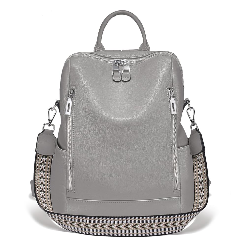 Mochila feminina elegante de couro legítimo macio, mochila conversível para viagens, trabalho em promoção! Veja a oferta e mais achadinhos de Bolsas 2 Hoje é o melhor dia para comprar Mochila feminina elegante de couro legítimo macio, mochila conversível para viagens, trabalho com aquele preço maroto! Promoção! Aproveite a oferta! 2